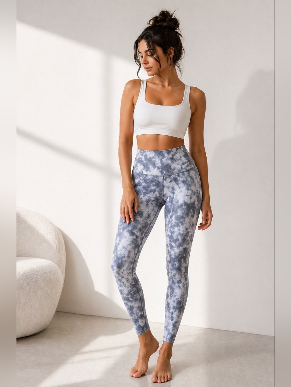Lululemon Align SHR 28” Diamond Dye Grey Nulu Leggings 12